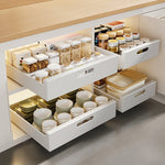 Pull-Out Storage Rack for Kitchen Drawer Organizer