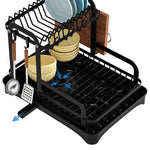 Narrow Kitchen Storage Rack for Bowls and Plates