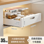 Pull-Out Storage Rack for Kitchen Drawer Organizer