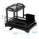 H-type flat iron double-layer dish rack