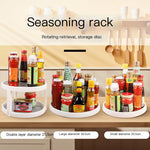 Rotating Multi-Functional Spice Rack Organizer (Two-Tier)